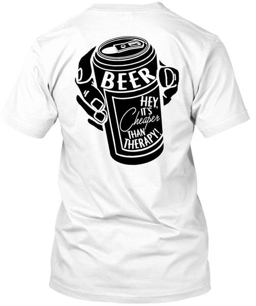 A black t-shirt with the shopify logo