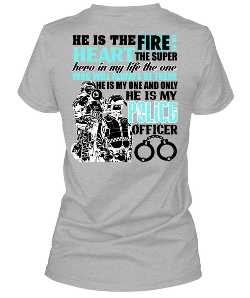 He Is My Police Officer T Shirt, I Love Police T Shirt