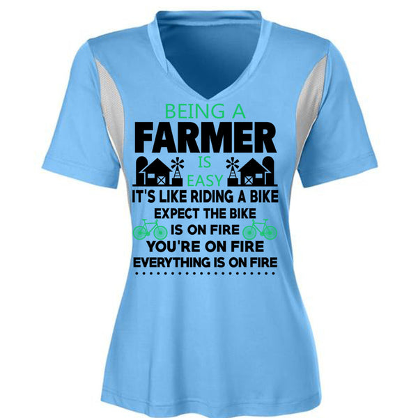Being A Farmer Is Easy T Shirt, Being A Farmer T Shirt, Awesome T-Shirts