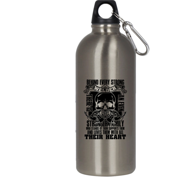 Behind Every Strong Welder 20 oz Stainless Steel Bottle,There Is An Even Stronger Family Outdoor Sports Water Bottle