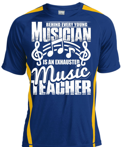 Behind Every Young Musician T Shirt, Music Teacher T Shirt, Cool Shirt
