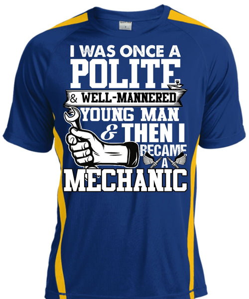 I Became A Mechanic T Shirt, Young Man T Shirt, Cool Shirt