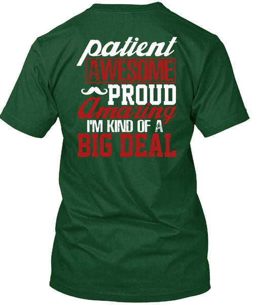 Patient Awesome Proud Amazing T Shirt, Being A Papa T Shirt