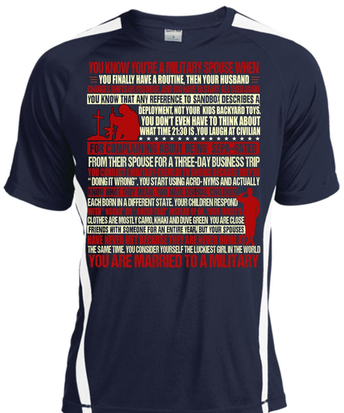 You Are Married To A Military T Shirt, Being A Veteran T Shirt, Cool Shirt