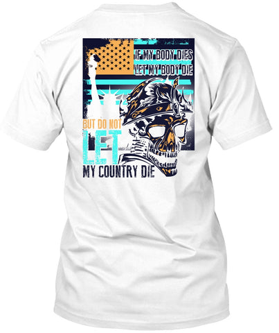 A black t-shirt with the shopify logo