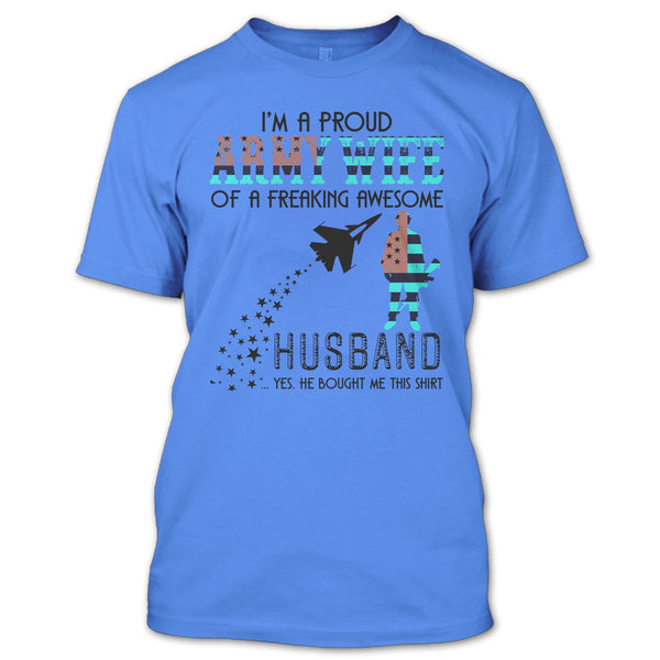 I'm A Proud Army Wife T Shirt, Coolest Army Wife T Shirt