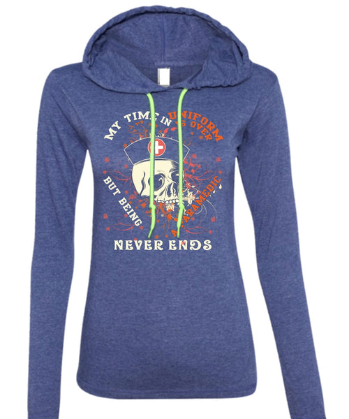 A black t-shirt with the shopify logo