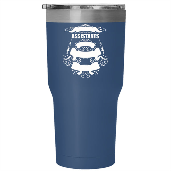 Medical Assistants Earn Their Wings Tumbler 30 oz Stainless Steel, Medical Travel Mug