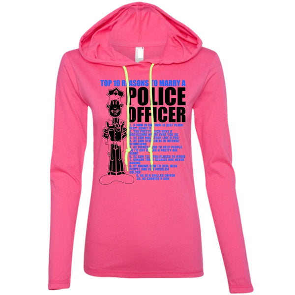 Top 10 Reasons To Marry A Police Officer T Shirt, I Love Police T Shirt, Awesome T-Shirts