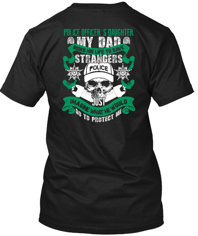 A black t-shirt with the shopify logo
