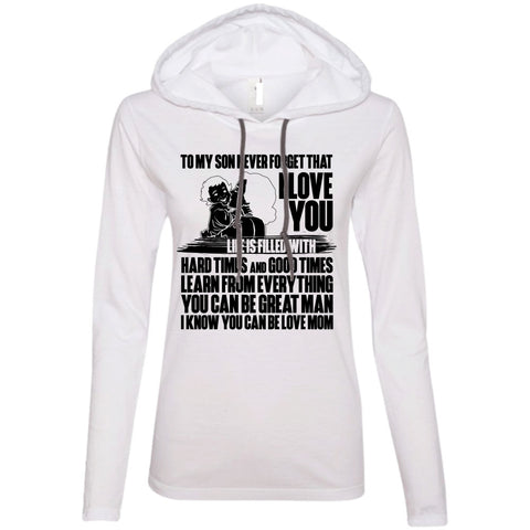 A black t-shirt with the shopify logo