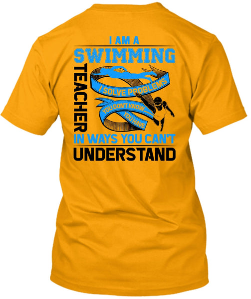 I Am A Swimming Teacher T Shirt, Being A Swimming T Shirt