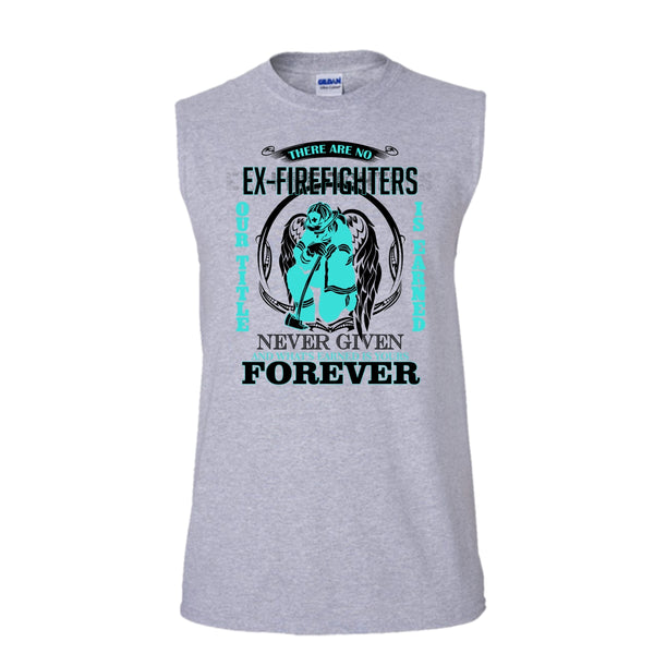 He Is The Fire In My Heart T Shirt, Gift For Firefighter T Shirt, Awesome t-shirts (Men's Cotton Sleeveless)