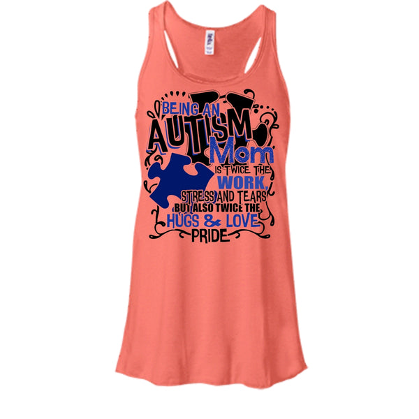 Being An Autism Mom T Shirt, Gift For Autism Mom Tank Top
