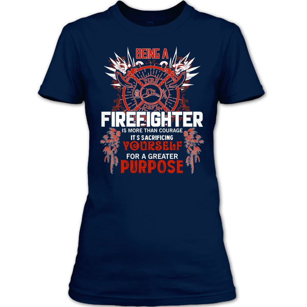 Being A Firefighter T Shirt, Coolest Firefighter T Shirt