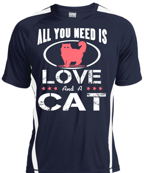 All You Need Is Love And A Cat T Shirt, My Pets T Shirt, My Favorite T Shirt