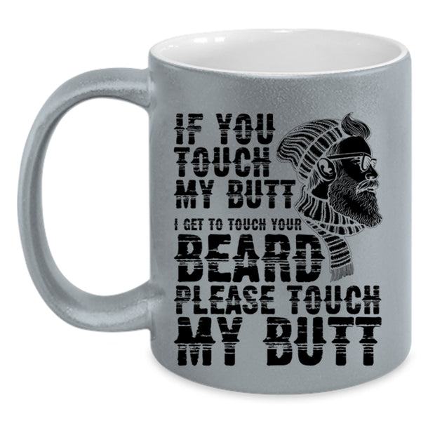 Funny Gift For My Daddy Coffee Mug, Funny Bearded Men Accent Mug