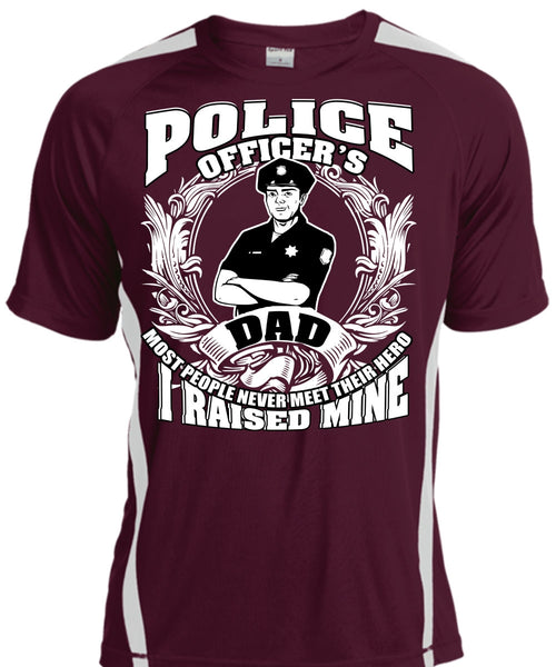 Police Officer's Dad T Shirt, Being A Police T Shirt, Cool Shirt