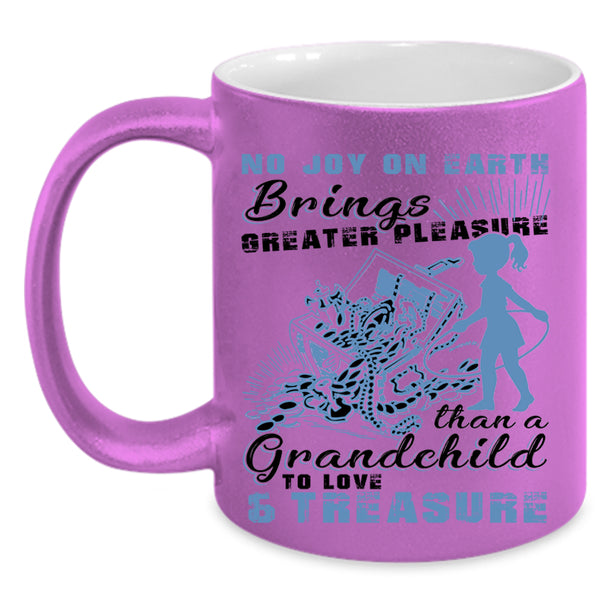 Cute Grandparent Coffee Mug, Grandchild To Love And Treasure Accent Mug