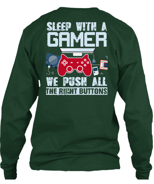 Sleep With A Gamer T Shirt, Being A Gamer T Shirt