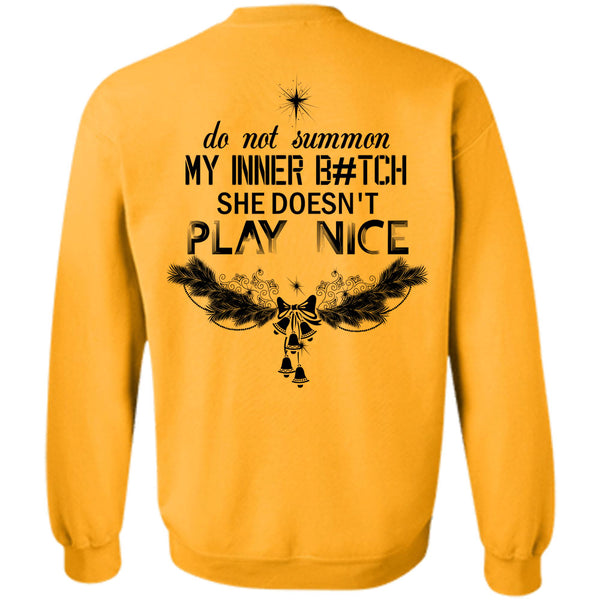 This Girl Loves Christmas T Shirt, Do Not Summon My Inner Sweatshirt