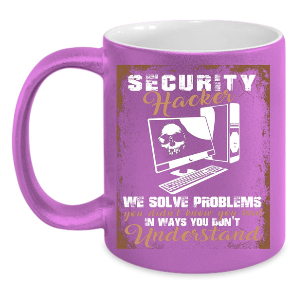 Security Hackers Coffee Mug, Cool Gift For Hackers Coffee Cup