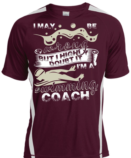 I'm A Swimming Coach T Shirt, Being A Swimmer T Shirt, Cool Shirt