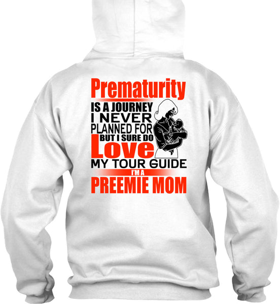 I'm A Preemie Mom T Shirt, I Love Mom T Shirt