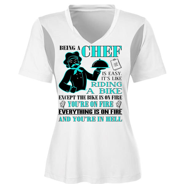 Being A Chef Is Easy T Shirt, It's Like Riding A Bike T Shirt, Sport T Shirt