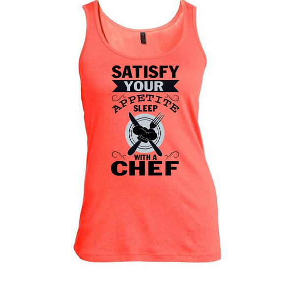 Satisfy Your Appetite Sleep With A Chef T Shirt, Cool Chef Wife T Shirt, Awesome t-shirts