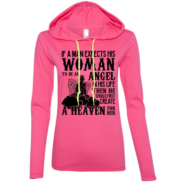 Woman To Be An Angel T Shirt, I Love Wife T Shirt, Awesome T-Shirts