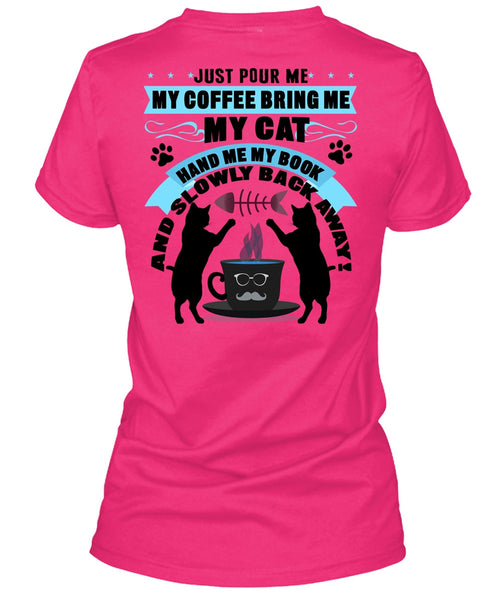 My Coffee Bring Me My Cat T Shirt, I Love My Cat T Shirt