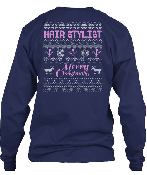 Hair Stylist Merry Christmas T Shirt, Being A Hair Stylist T Shirt