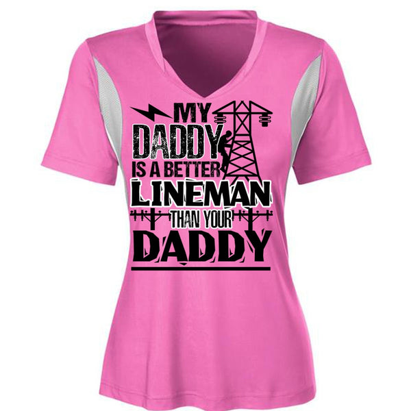 My Daddy Is A Better Lineman T Shirt, I Love Lineman T Shirt, Awesome T-Shirts