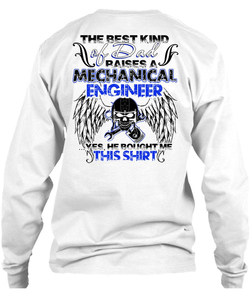 Dad Raises A Mechanical Engineer T Shirt, I Love Mechanic T Shirt