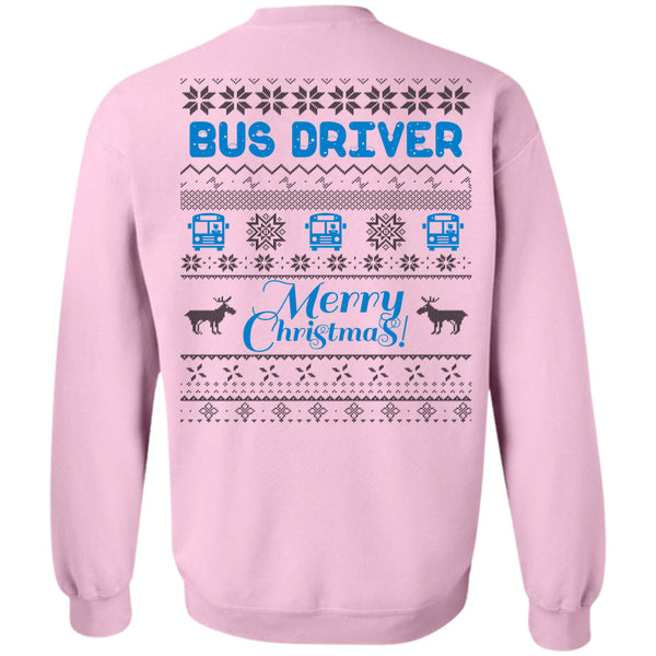 I Love Driving T Shirt, Bus Driver Merry Christmas Sweatshirt