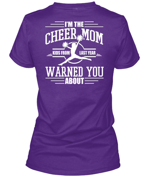 I'm The Cheer Mom T Shirt, Being A Cheer Coach T Shirt