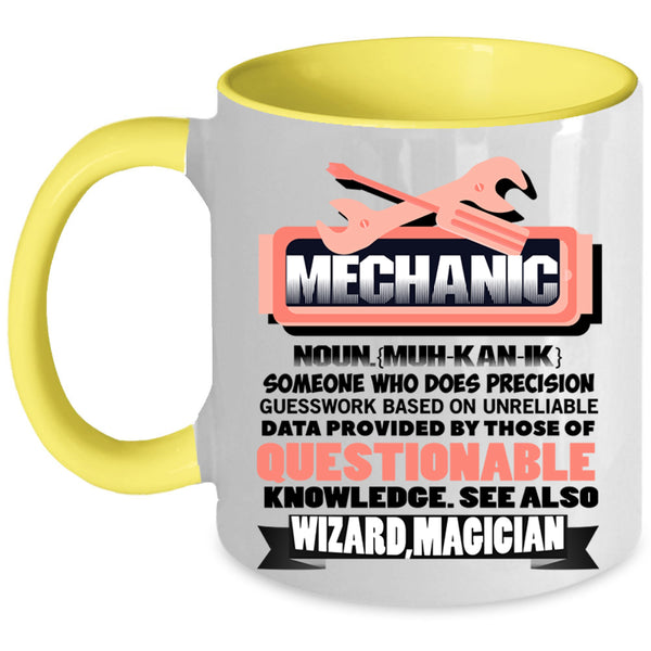 Cute Gift For Mechanics Coffee Mug, Mechanic Accent Mug