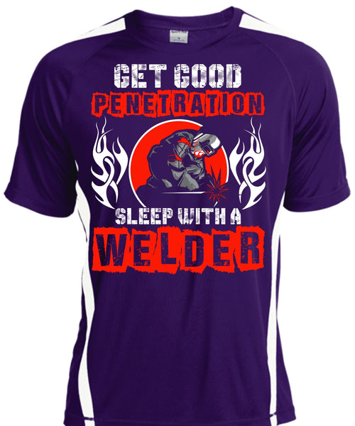 Sleep With A Welder T Shirt, Being A Welder T Shirt, Cool Shirt
