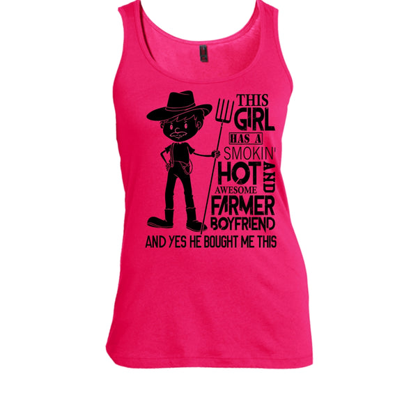 Awesome Farmer Boyfriend T Shirt, Gift Farmer T Shirt, Awesome t-shirts