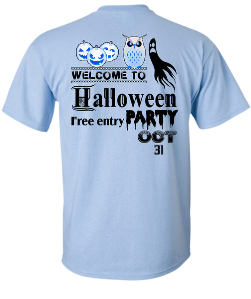 Welcome To Halloween Free Entry Party Oct 31 T Shirt, Wait For Halloween T Shirt