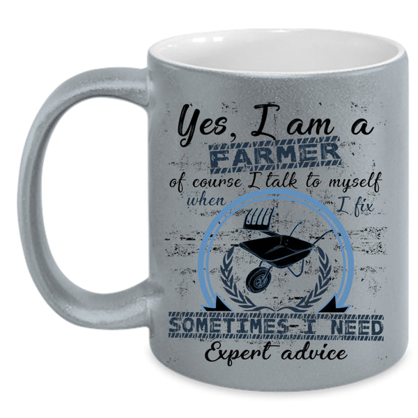 Awesome Farmer Coffee Mug, I Am A Farmer Accent Mug