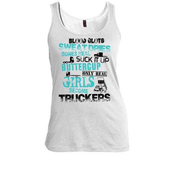 Only Rel Girls Become Truckers T Shirt, Truck Driver T Shirt