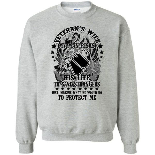 I Am A Veteran's Wife T Shirt, Veteran's Wife Sweatshirt