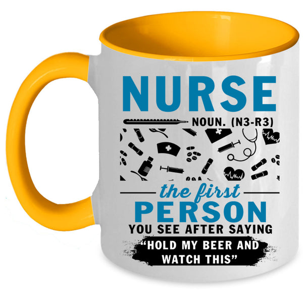 Best Gift For Nurses Coffee Mug, Nurse Accent Mug