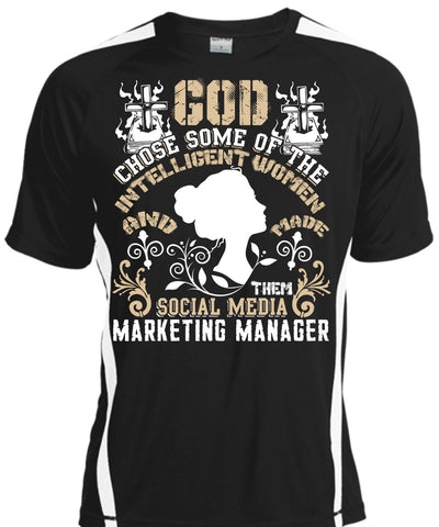 A black t-shirt with the shopify logo