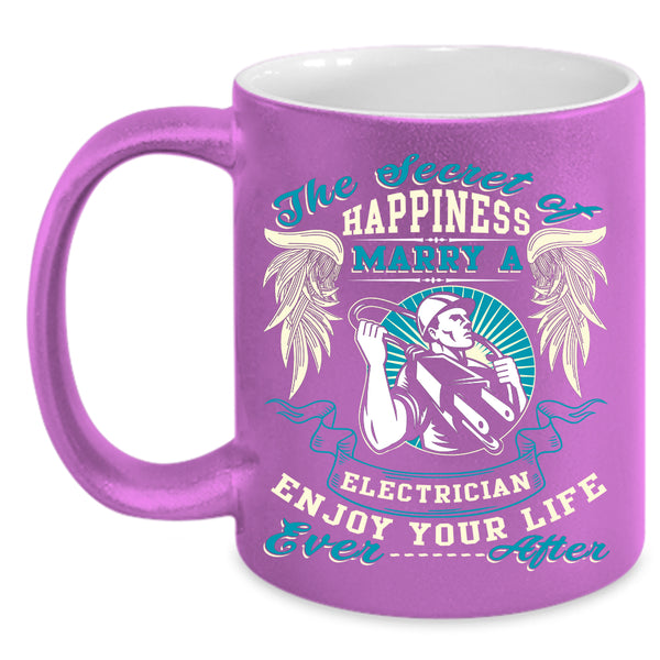 Marry A Electrician Coffee Mug, I Love Electrician Coffee Cup