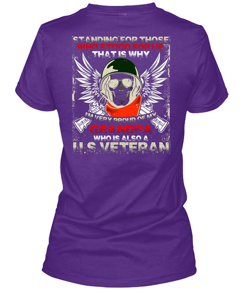 Grandpa Who Is Also US Veteran T Shirt, Being A Veteran T Shirt
