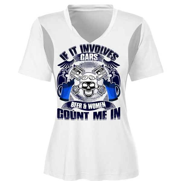 If It Involves Cars T Shirt, Beer And Women T Shirt, Awesome T-Shirts