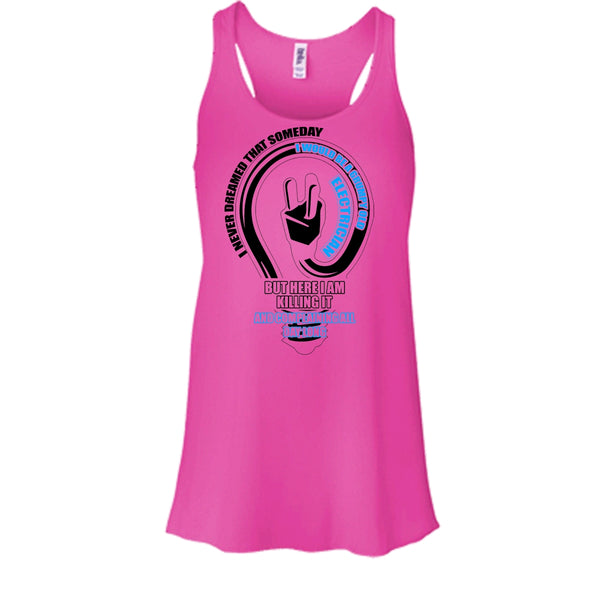 Grumpy Old Electrician T Shirt, Gift For Electrician Tank Top